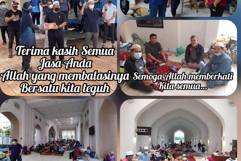 Мечети Малайзии открыты для жертв наводнения
