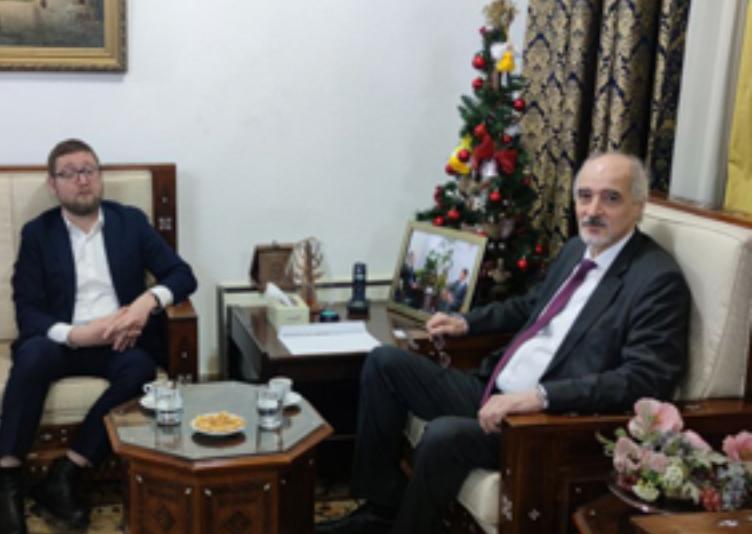 Заместитель председателя ДУМ РФ Ильдар Аляутдинов встретился с послом Сирии в РФ Башаром Джаафари
